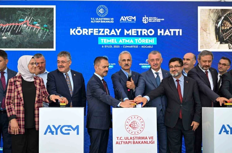 77 milyar liralık yatırım, Körfezray’ın ilk kazısını Bakan başlattı 