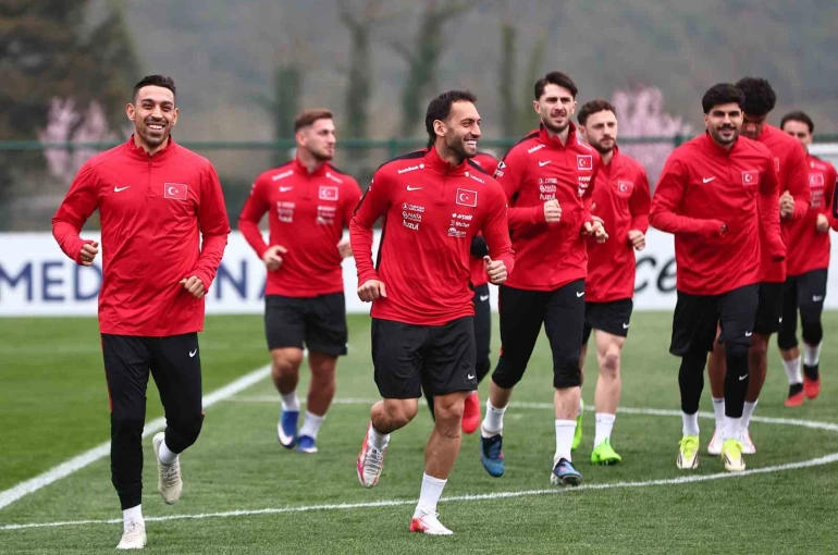 A Milli Takım, Romanya maçı hazırlıklarını sürdürdü 