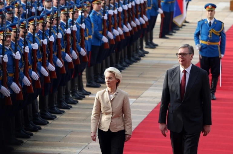 AB Komisyonu Başkan Von der Leyen: "Sırbistan’ın artık katılım sürecinde somut adımlar atma vakti geldi" 