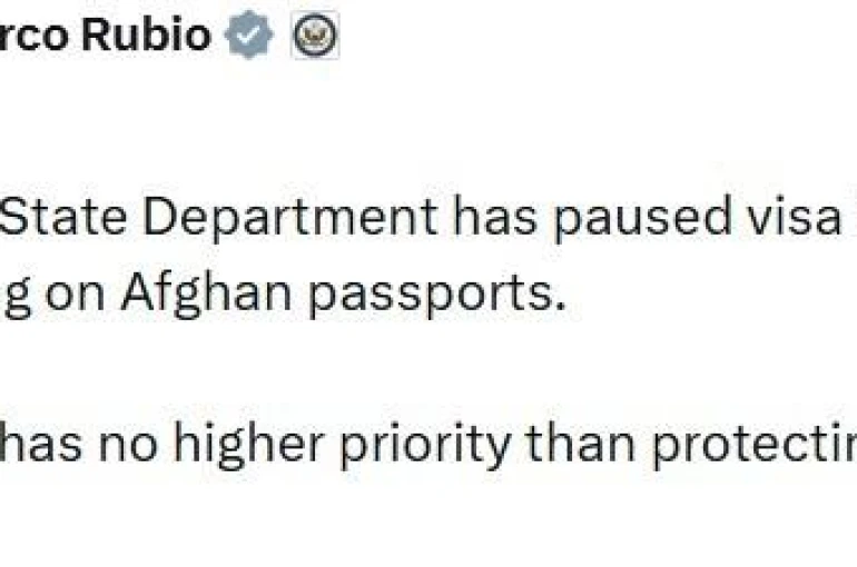 ABD, Afganistan pasaportu taşıyan kişilere vize vermeyi durdurduğunu açıkladı