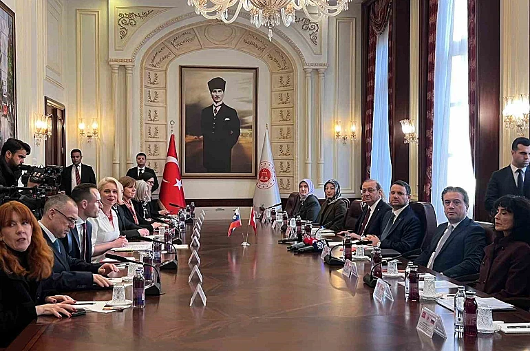 Adalet Bakanı Gürlek, Slovenya Ulusal Meclis Başkanı Zupancic ile bir araya geldi 