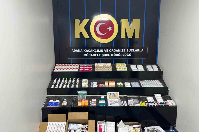 Adana’da 3 bin 264 kaçak ilaç ele geçirildi