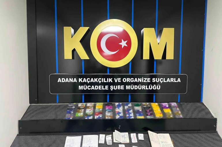 Adana’da tefecilik operasyonu: 59 banka ve kredi kartı ele geçirildi 