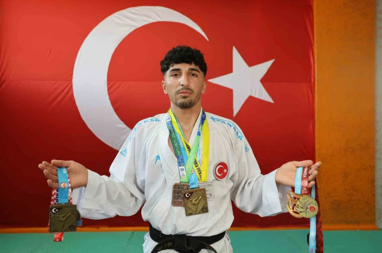 Adanalı milli karateci gözünü olimpiyatlara dikti