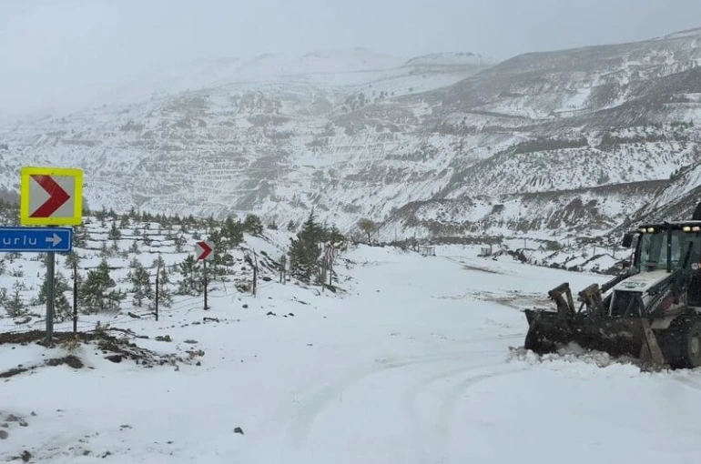 Adana’nın yüksek kesimlerinde kar yağışı etkili oldu 