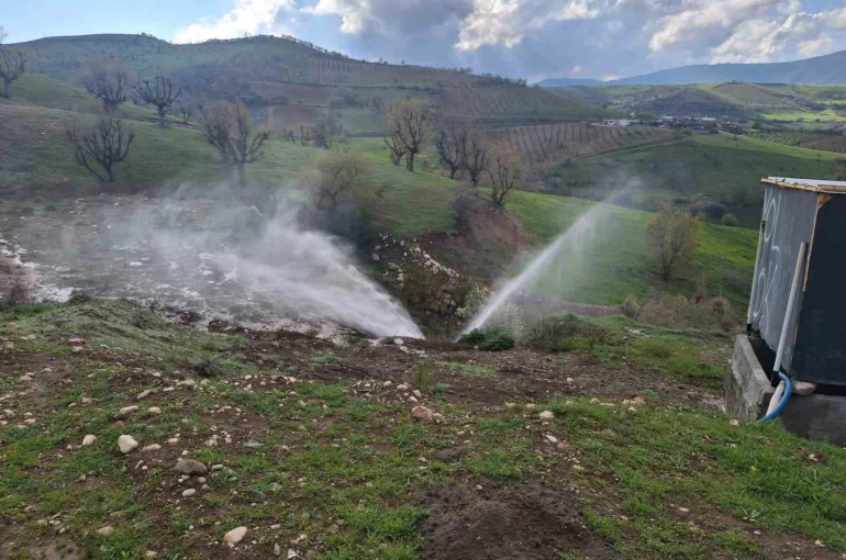 Adıyaman Recep Grup Suyu hattında arıza 