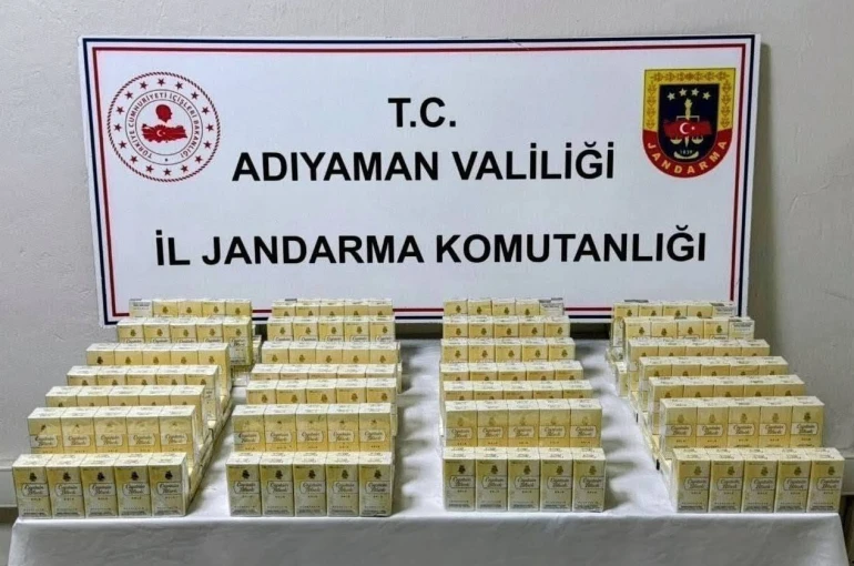 Adıyaman’da 530 paket kaçak sigara ele geçirildi
