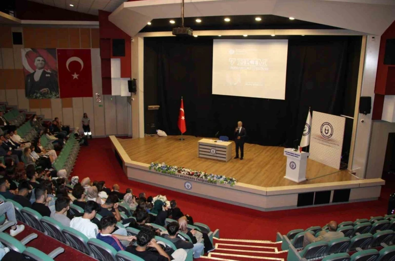 ADÜ’de Gazze söyleşisi gerçekleştirildi 