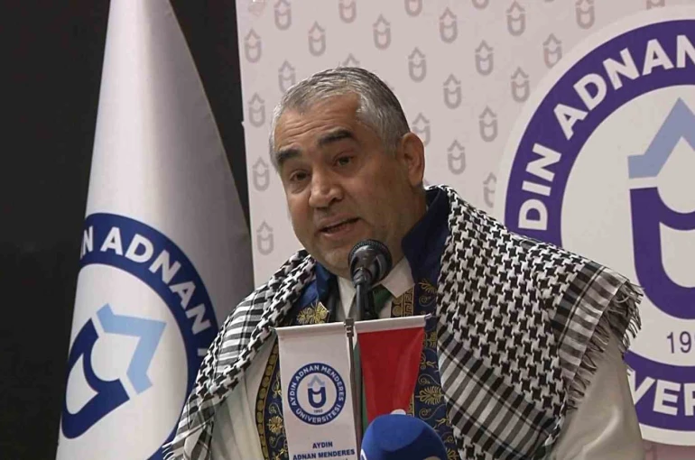 ADÜ’de yeni akademik yılın ilk dersi ’Filistin’ oldu 