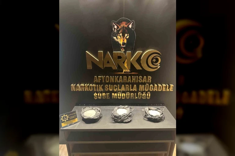 Afyonkarahisar’da 5 kilogram uyuşturucuyla yakalanan şahıs tutuklandı