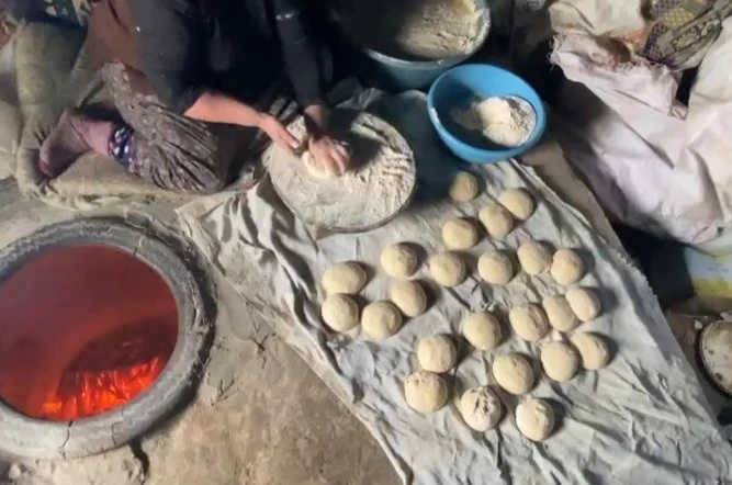 Ağrı’da tandırlar Ramazan için yakıldı 