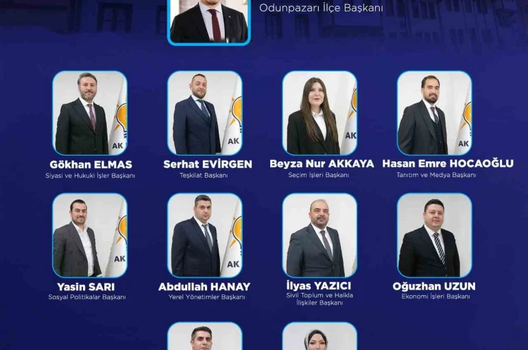 AK Parti Odunpazarı İlçe Yürütme Kurulu belli oldu