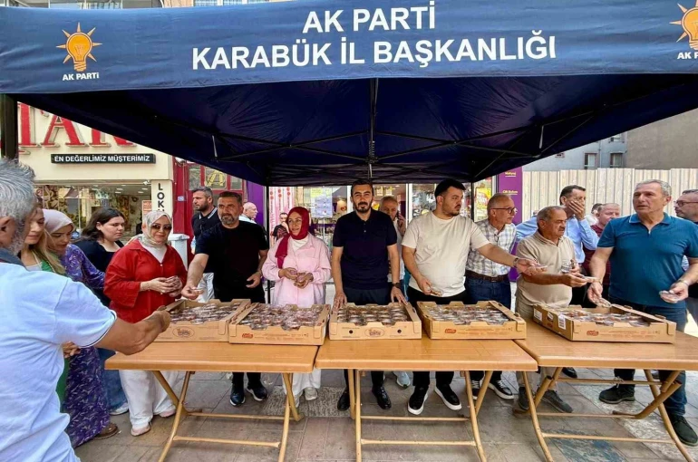 AK Parti’den vatandaşlara lokma ikramı 