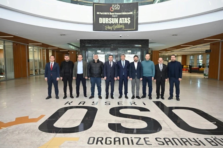AK Partili Ataş, Kayseri OSB Yönetim Kurulu Toplantısı’na konuk oldu 