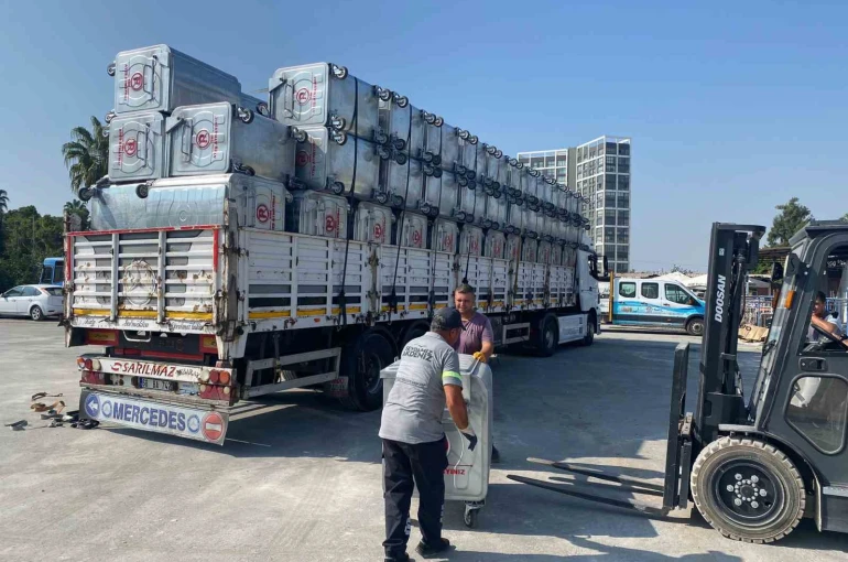 Akdeniz Belediyesinden daha temiz bir kent için 250 yeni çöp konteyneri