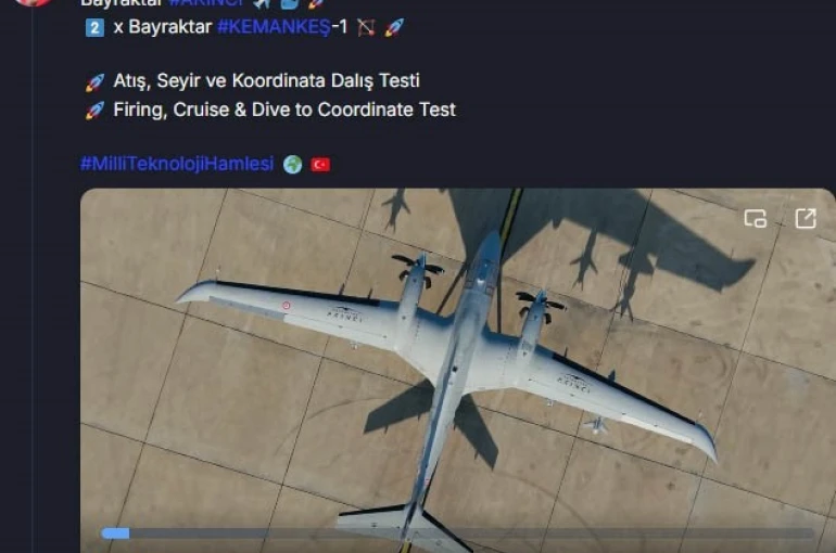 AKINCI TİHA’dan 2 adet KEMANKEŞ ile tam isabet 