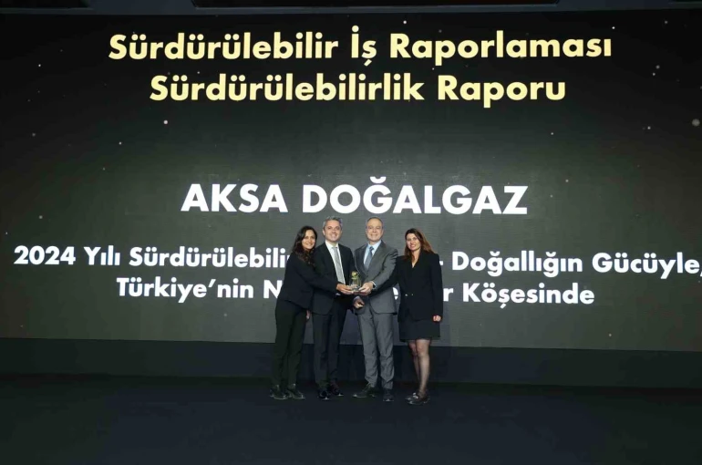 Aksa Doğalgaz’ın Sürdürülebilirlik Raporu’na ödül 