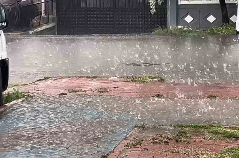 Aksaray’da şiddetli yağmur 