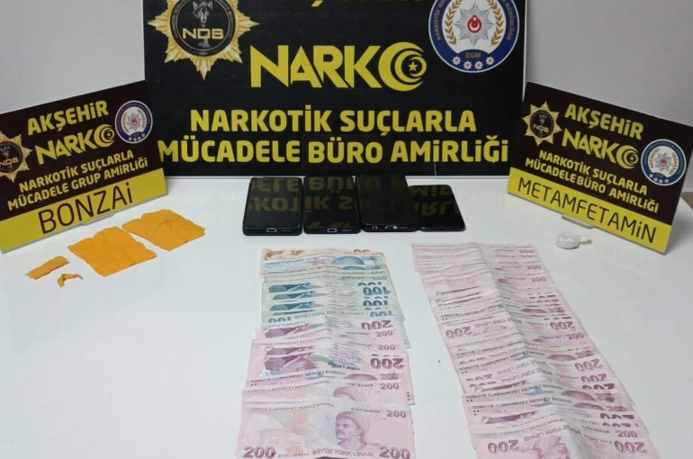 Akşehir'de uyuşturucu operasyonu