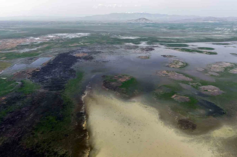Akşehir Gölü 8 yıl aradan sonra su tutmaya başladı