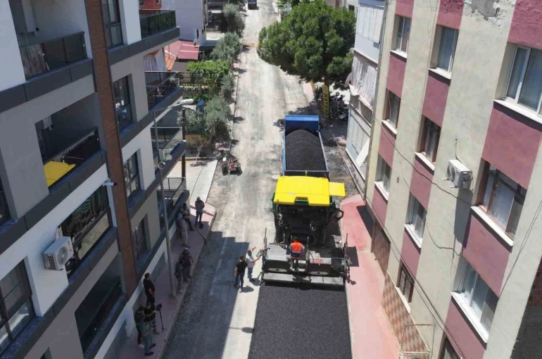 Alaşehir’de 3 bin tonluk asfalt hamlesi 