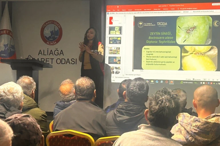 Aliağa’da tarımsal eğitimler aralıksız sürüyor 