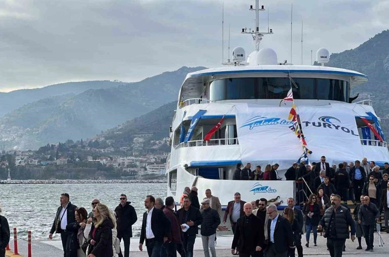 Aliaport’tan Midilli’ye ilk sefer gerçekleşti 