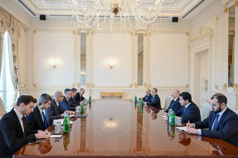 Aliyev, İsrail Dışişleri Bakanı Saar’ı kabul etti