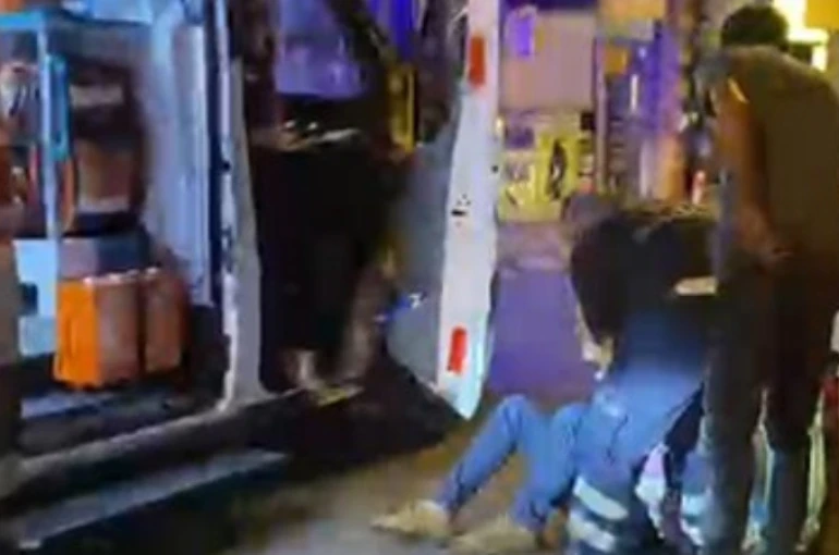 Alkollü şahıs caddeyi karıştırdı