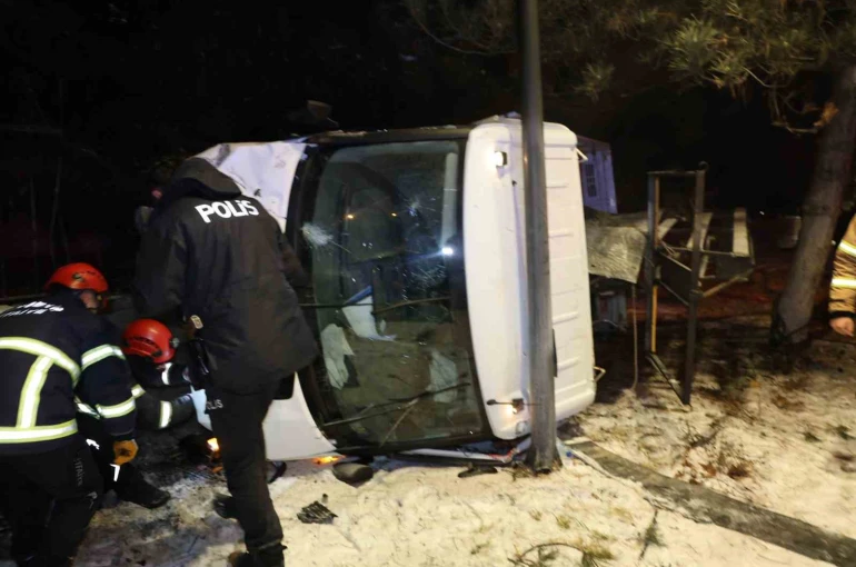 Alkollü sürücüye, sürücü olduğunu polisler hatırlattı 