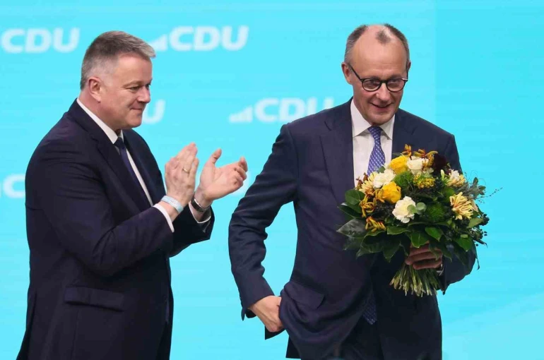 Almanya Başbakanı Merz, yüzde 91,17 oyla yeniden CDU partisi genel başkanı seçildi