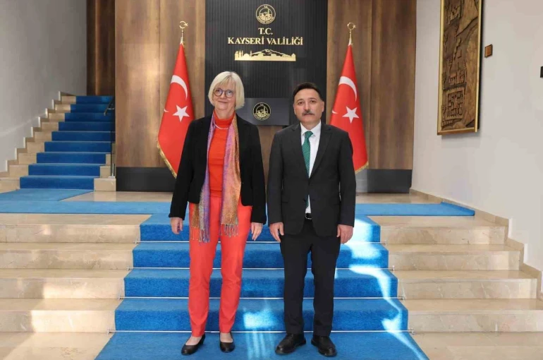 Almanya Federal Cumhuriyeti Büyükelçisi Sorg’dan Vali Çiçek’e ziyaret 