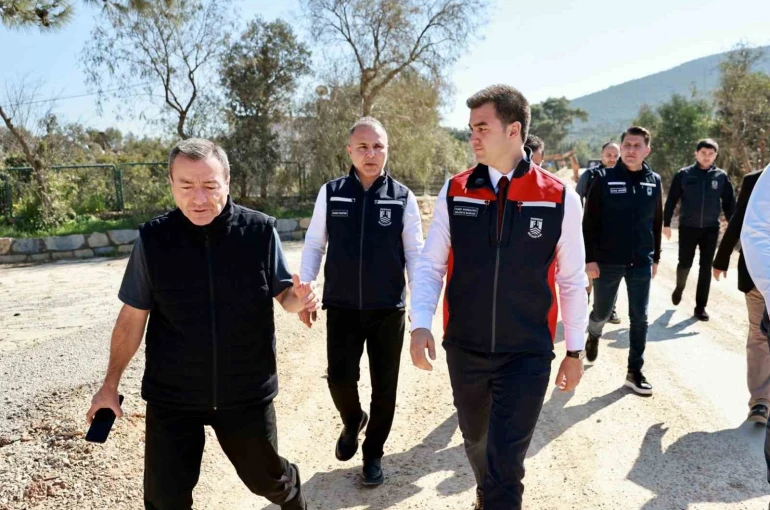 Altyapı yatırımları yerinde incelendi 