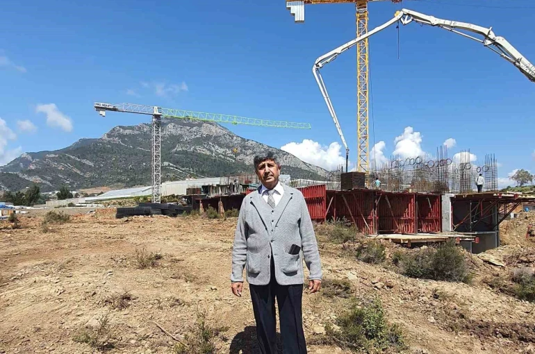 Anamur’da yapılacak caminin kıblesi yerinde belirlendi