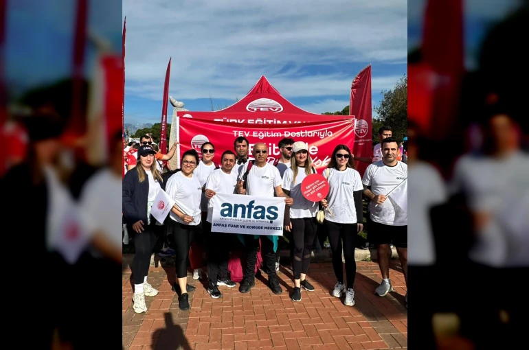 ANFAŞ çalışanları Runtalya’da eğitime destek için koştu 