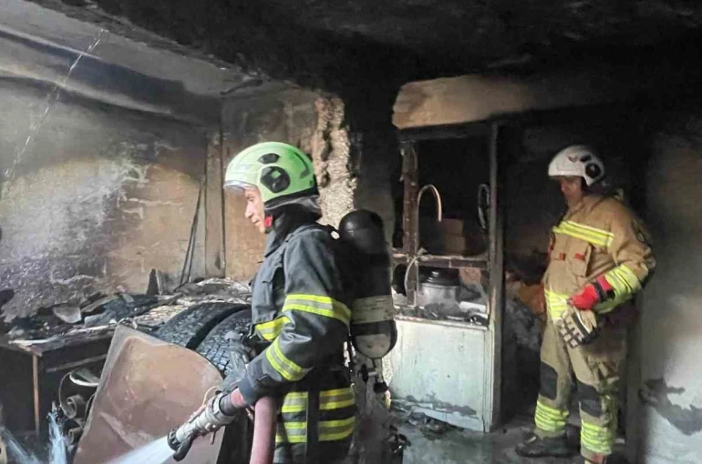 Antakya’da müstakil evde yangın çıktı