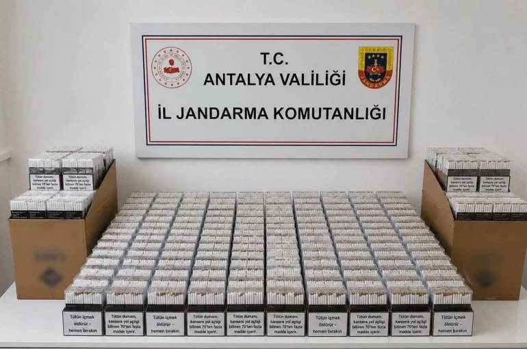 Antalya’da kaçak tütün operasyonu: 10 bin doldurulmuş makaron ele geçirildi 
