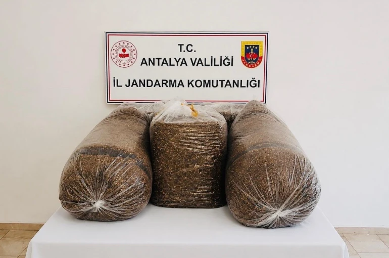 Antalya’da kaçak tütün operasyonunda 365 kilo tütün ele geçirildi