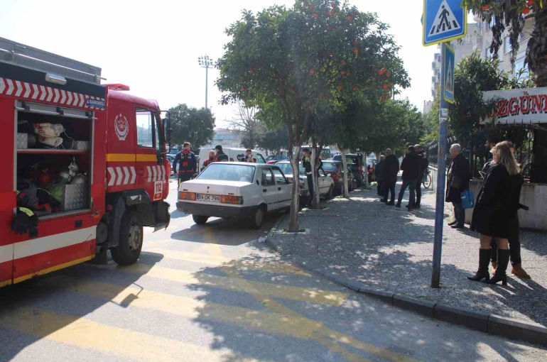 "Araçtan duman çıkıyor" ihbarı ekipleri harekete geçirdi 