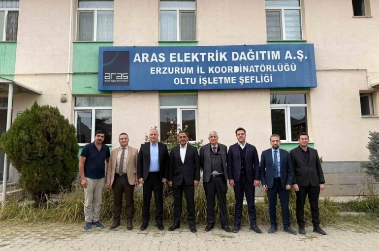 Aras EDAŞ üst yönetimi saha ziyaretlerinde 