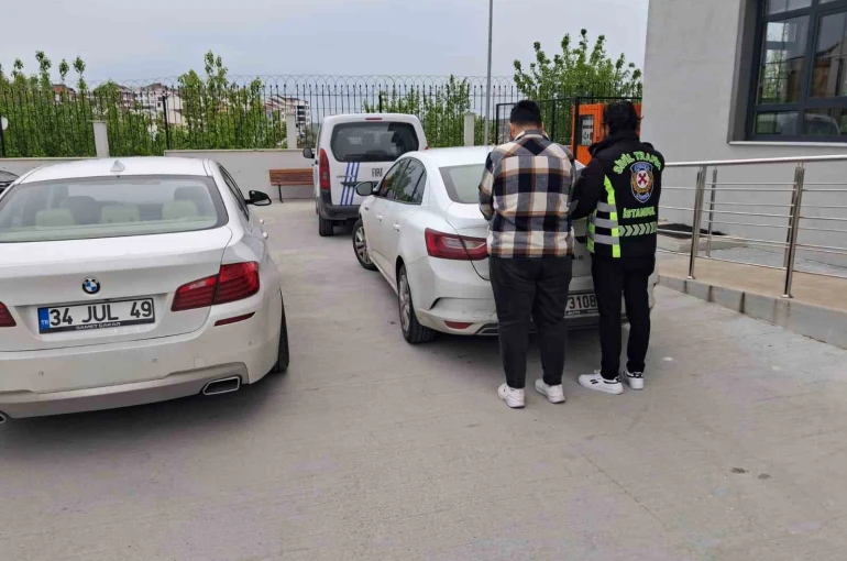 Arnavutköy’de "makas" atan sürücüye 96 bin TL ceza 