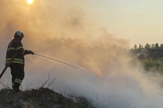 Arsuz’da çöplük yangını 