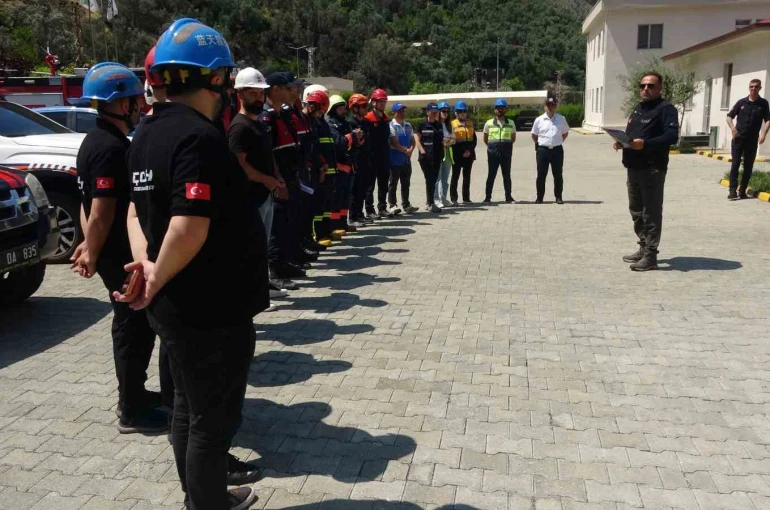 Artvin Barajı’nda gerçeği aratmayan kurtarma tatbikatı
