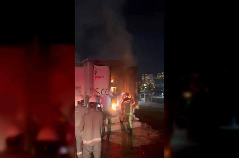 Aşırı yüklenme, trafoyu alevlere teslim etti