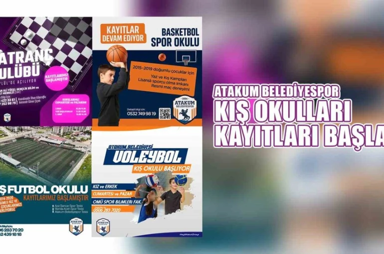 Atakum Belediyespor kış sezonu kayıtları başladı 