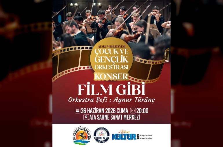 Atakum’da film gibi konser 