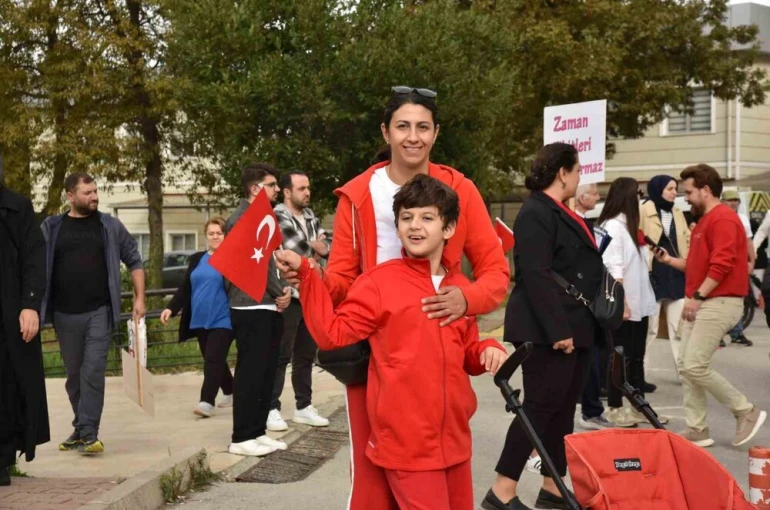 Atakum’da özel öğrencilerle Cumhuriyet’in 102. yılı kutlandı 