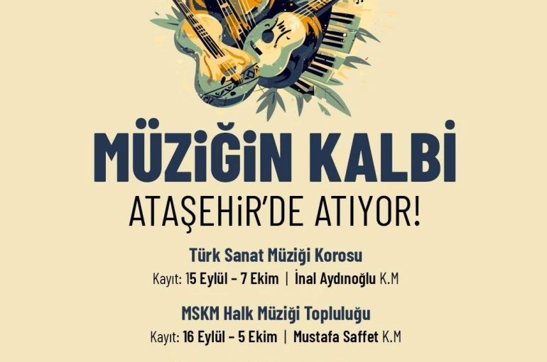 Ataşehir’de Kış Sanat Eğitimleri için kayıtlar başlıyor 