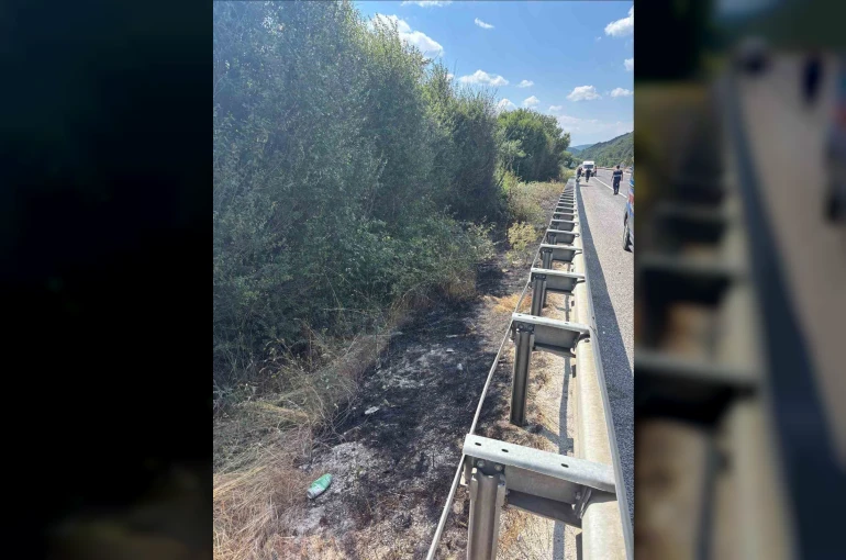 Atılan sigara izmariti muhtemel bir faciaya yol açıyordu 