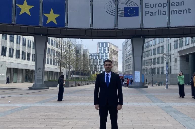 Avrupa Gençlik Haftası Toplantısı'nda ülkemizi Konya’dan Murat Can Bulşan temsil etti